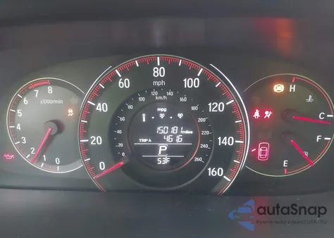 2016 Honda Accord Sport из США, поврежденный, VIN 1HGCR2F53GA127493